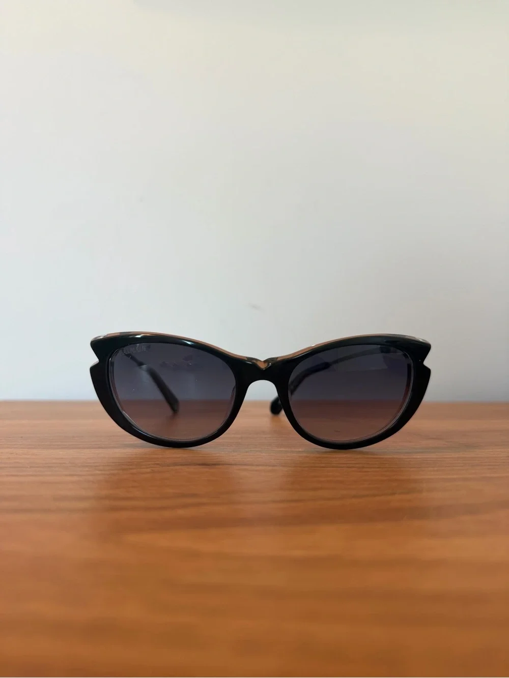 Balmain AUTHENTIC Black Cat-Eye Sunglasses